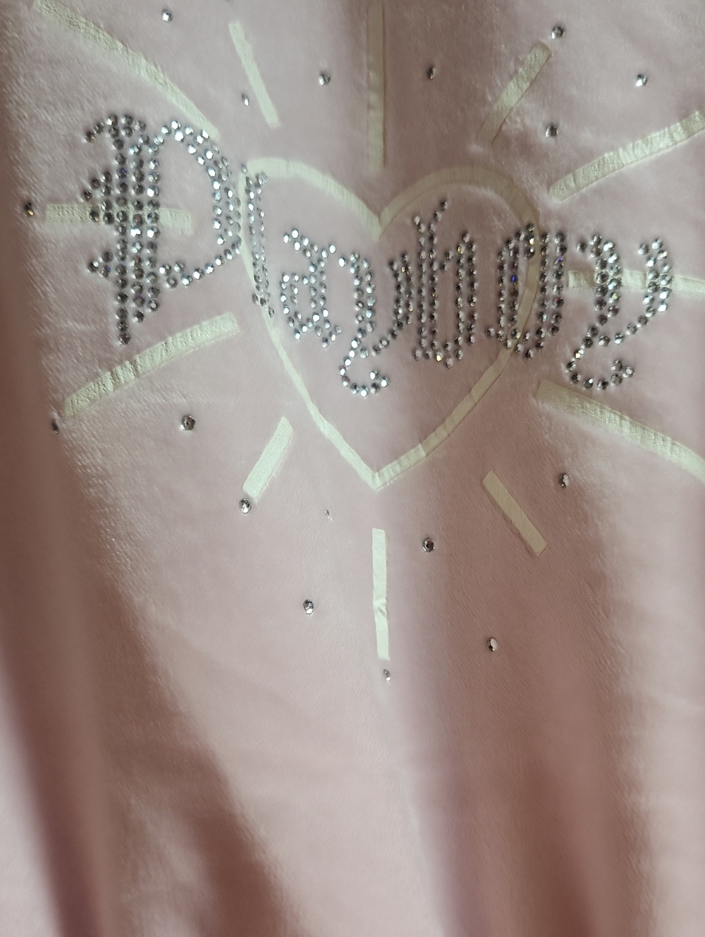 Playboy Velvet Crop Zip Jacket